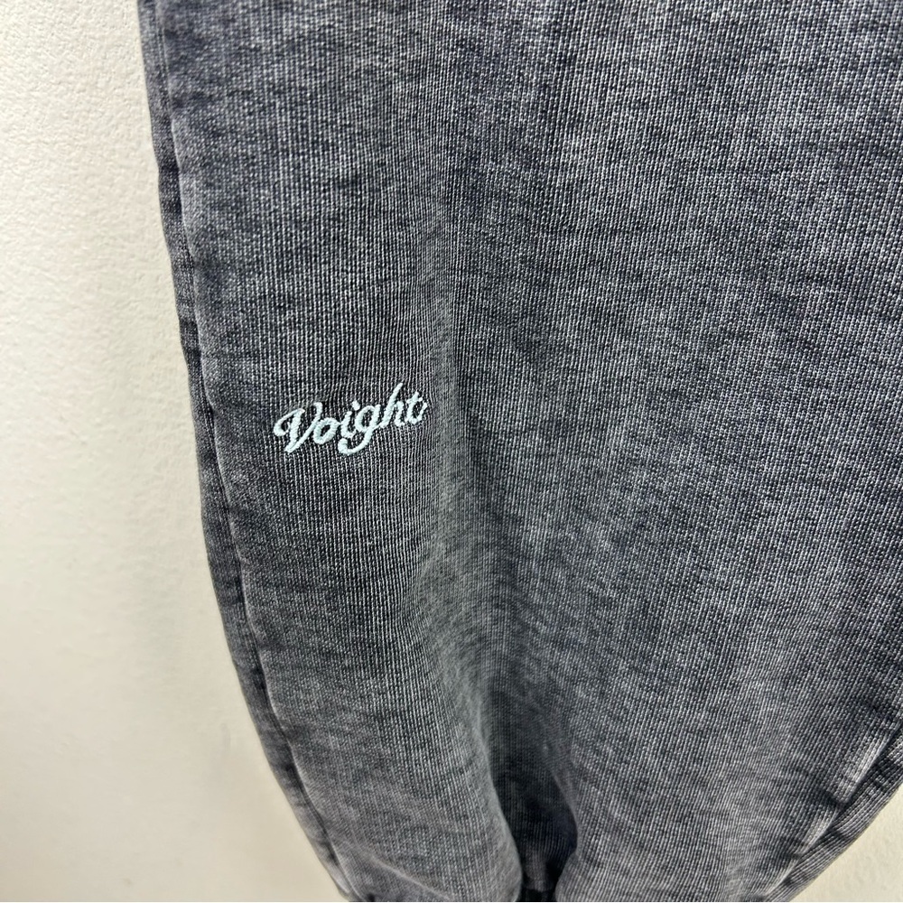 Voight Miami Kiss Me sweatpants worn wash black organic cotton size: XS - Picture 8 of 14